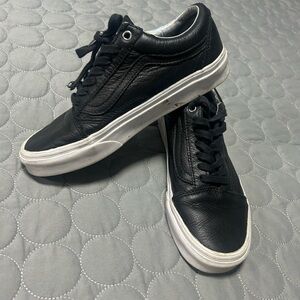 Vans Black and White Classic Skate Sneakers